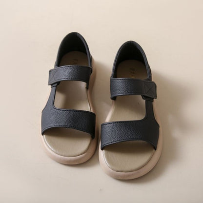 🔥【Precio súper bajo】🔥【Tallas 35-43】👡Sandalias retro de verano de una sola pierna 2026 hechas de cuero suave y suela suave