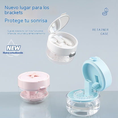 🔥Novedad, ¡Producto estrella!❤️‍🔥 Caja multifuncional para guardar aparatos de ortodoncia
