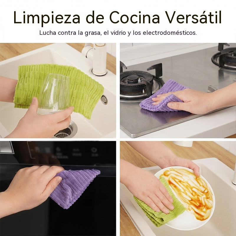 🏆ÚLTIMO DÍA DE VENTA 50% DE DESCUENTO🔥 Rollo de paño de limpieza reutilizable multiusos con hojas desprendibles
