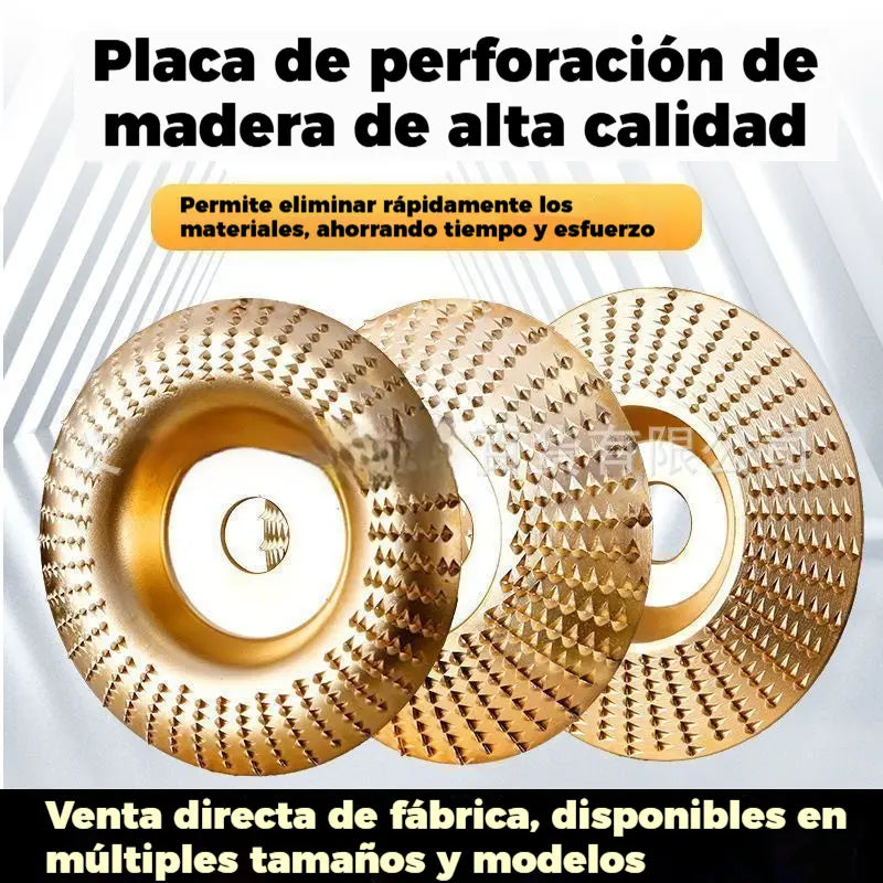 ⚙️🧰【3 piezas】Disco multifuncional para dar forma a la lijadora angular para madera