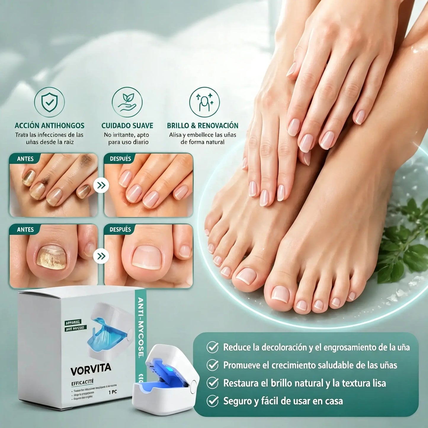 🦶Dispositivo para el cuidado de las uñas