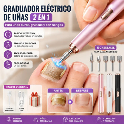 💅👍 Lima eléctrica para uñas para el tratamiento de la onicomicosis