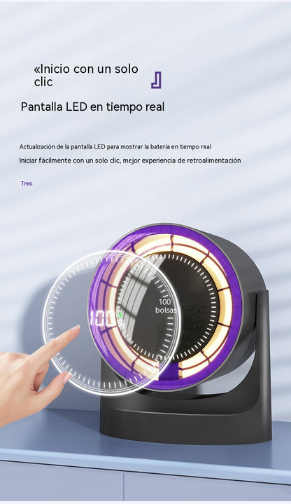 🧊🍃Nuevo ventilador de escritorio tipo turbina sin aspas (se puede montar en la pared)
