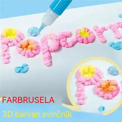 🎁【Kupite 1, dobite 1 gratis】3D-tiskalni peresnik za otroke: Risanje mehurčkov v slogu kokic (naredi sam)