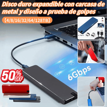 ⚡ 【1TB】Disco Duro USB 3.0 Multifuncional de Alta Velocidad | Transferencia Rápida, Gran Compatibilidad, Almacenamiento Sin Preocupaciones 💻📦