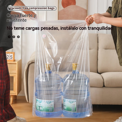 [Paquete de 5] Bolsas de almacenamiento al vacío 3D que no requieren bomba.