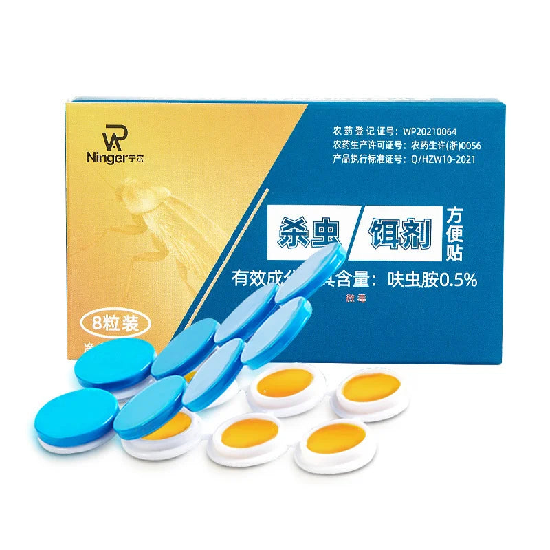 💥【50%OFF】【5 cajas con 40 cápsulas】 Parche de cebo de gel fuerte para matar cucarachas