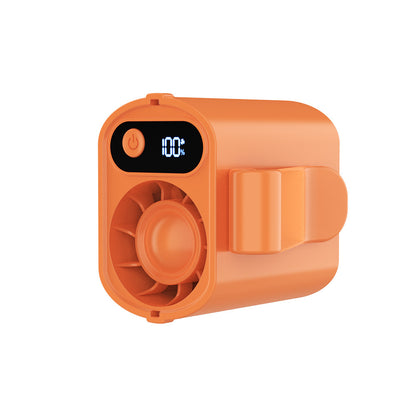 🌀❄Ventilador portátil para la cintura con clip y pantalla digital