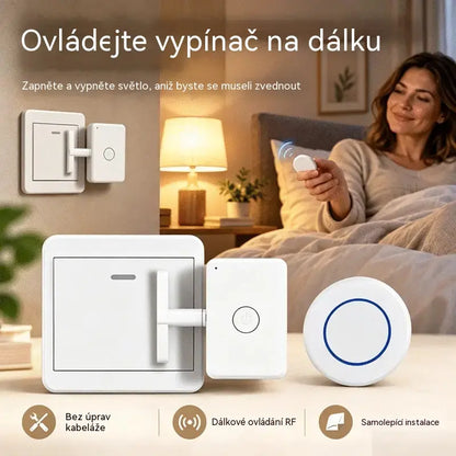 📱💡 Chytrý bezdrátový ovladač pro dálkové zapínání a vypínání světel bez nutnosti kabeláže.