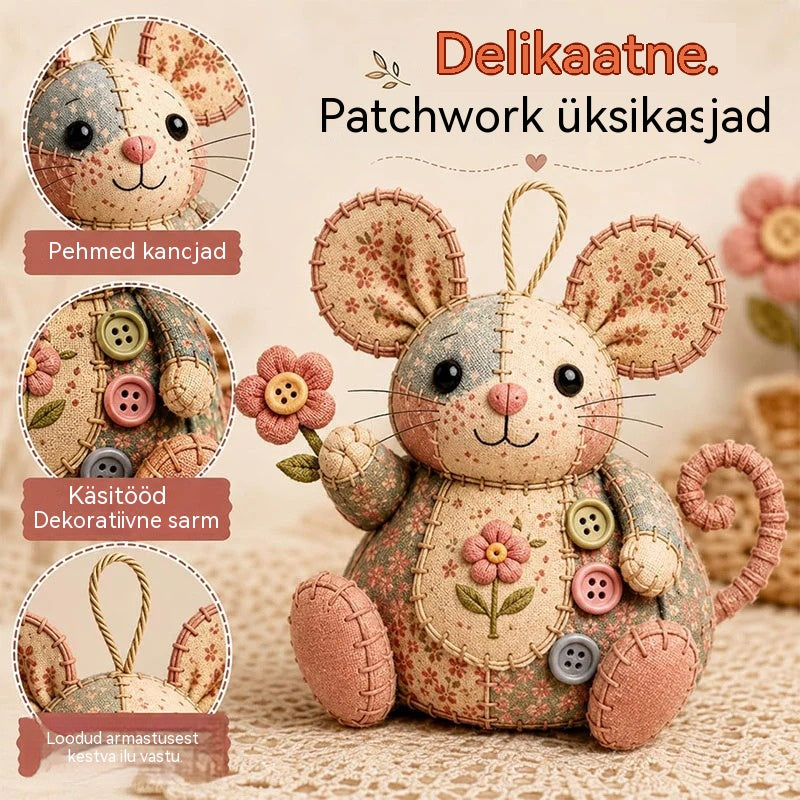 🧵Vintage plush-hiire meisterdamiskomplekt