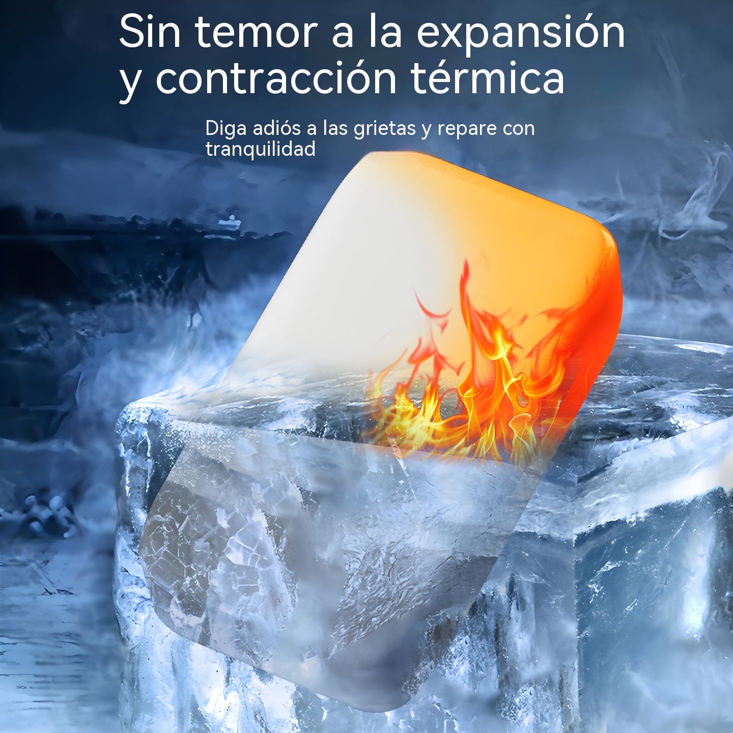 Adhesivo de alta resistencia, sin formaldehído, para sellar orificios de aires acondicionados; sellado de tuberías de desagüe domésticas, resistente a insectos e impermeable.