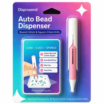 ⏰ Último día: 50 % de descuento – 💎 Set de bolígrafo dispensador automático y bandeja para Diamond Painting