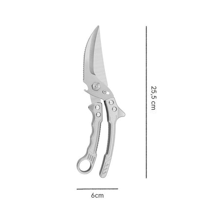 Tijeras para aves de corral de alta resistencia.¡Totalmente desmontables, limpieza profunda! ¡Adiós a la grasa!