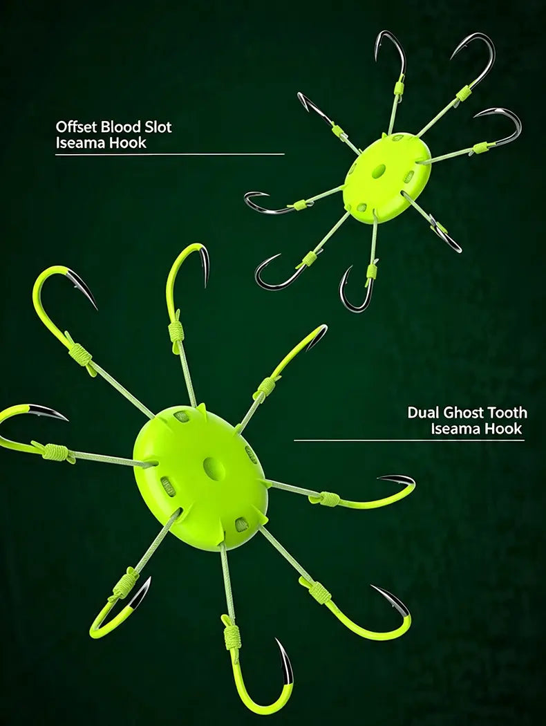 🔥【2 piezas 26 euros】🎣🎣Colgador de platos fluorescente invertido Ise-ni