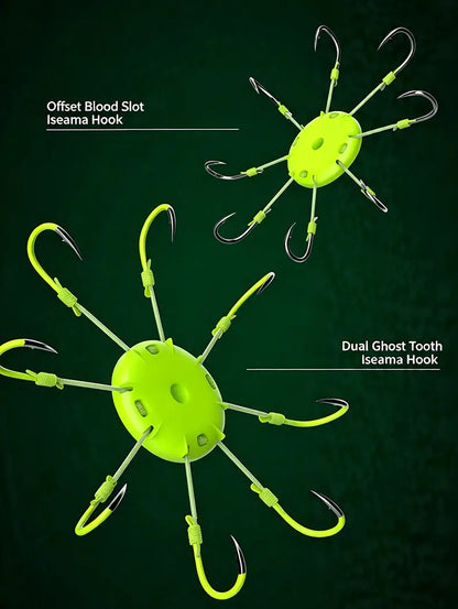 🔥【2 piezas 26 euros】🎣🎣Colgador de platos fluorescente invertido Ise-ni