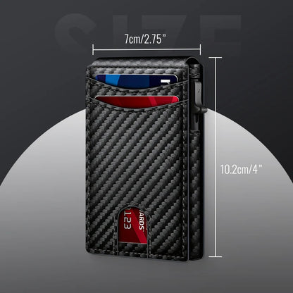 👛Cartera minimalista para hombre con bloqueo RFID👨