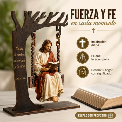 🔥Compra 1 y llévate 1 gratis🔥🔥 Último día: 50 % de descuento - ✝️📚 Adorno colgante cristiano de Jesús