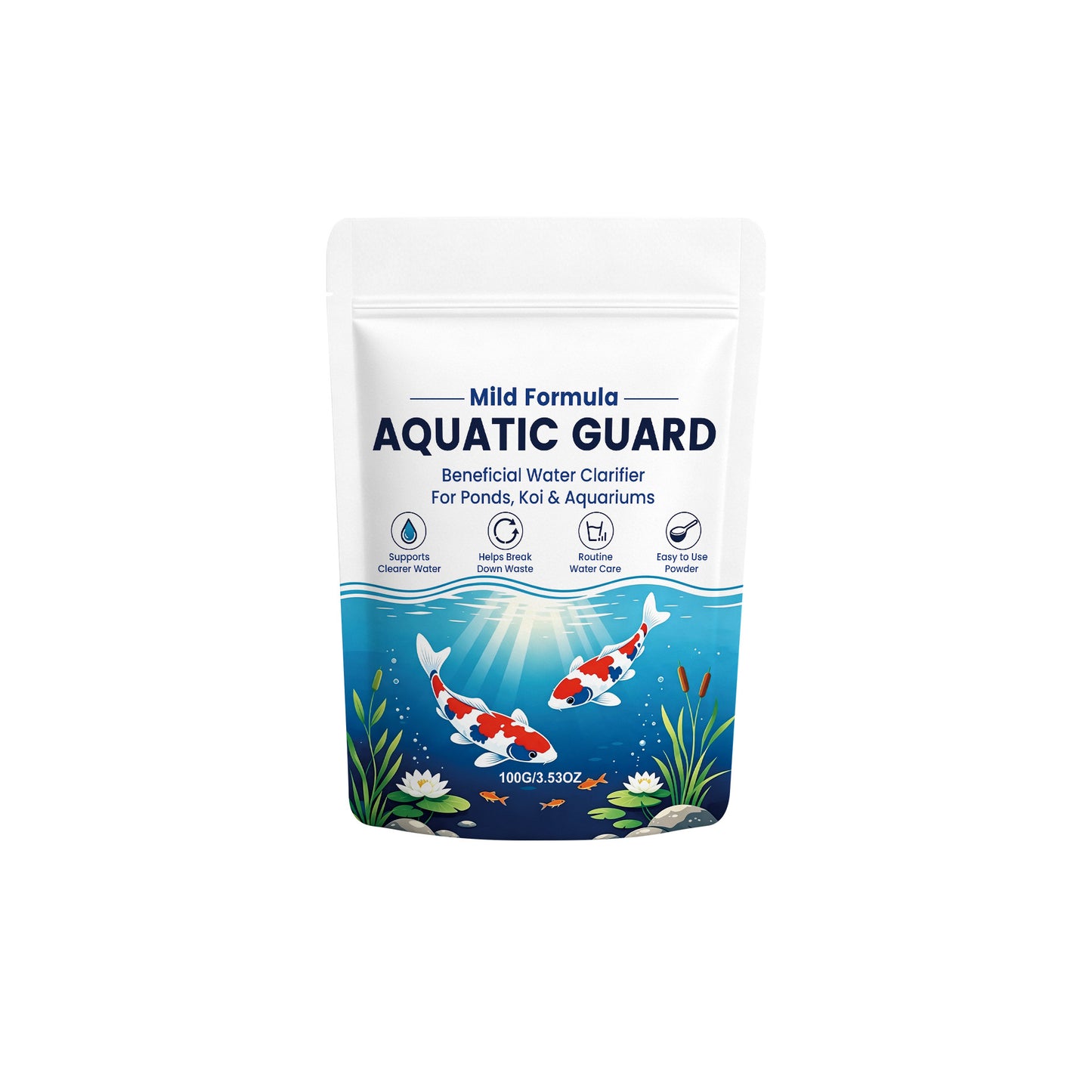 🔥Compra 1 y llévate 1 gratis💧🐠Polvo clarificante que se disuelve fácilmente, purifica el agua dejándola clara y suave; su fórmula no daña la calidad del agua.