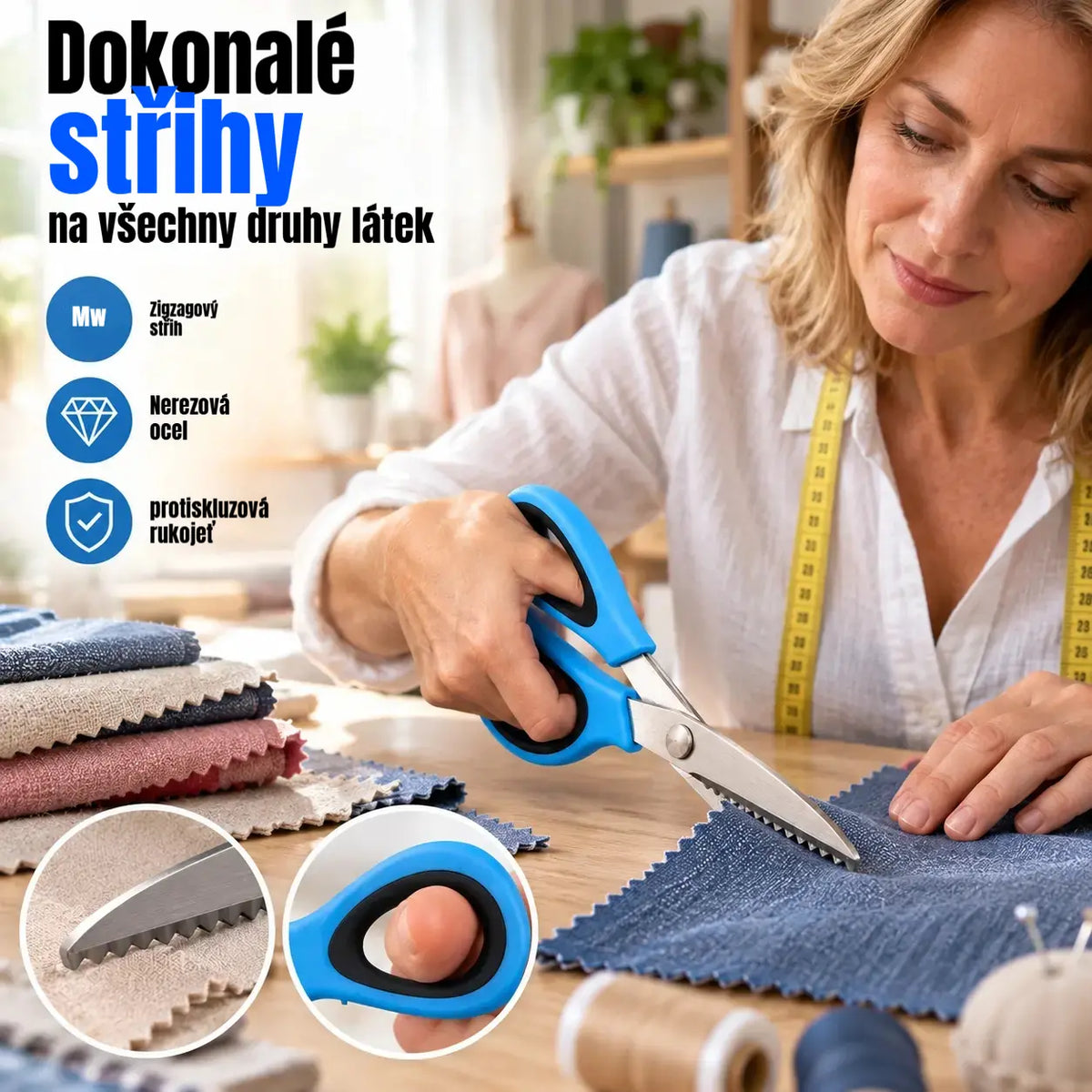✂️【Kupte 1, dostanete 1 zdarma】🔥Profesionální nůžky na stříhání – ostré nůžky na stříhání