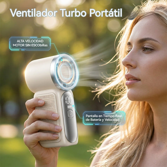 Väike kaasaskantav ventilaator suure kiiruse ja pika elueaga.