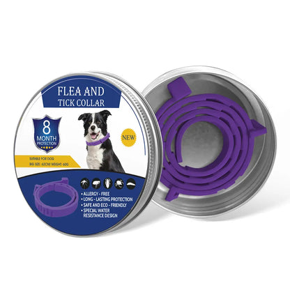 【2PCS】Collar repelente de mosquitos de tamaño ajustable para mascotas, perros y gatos.