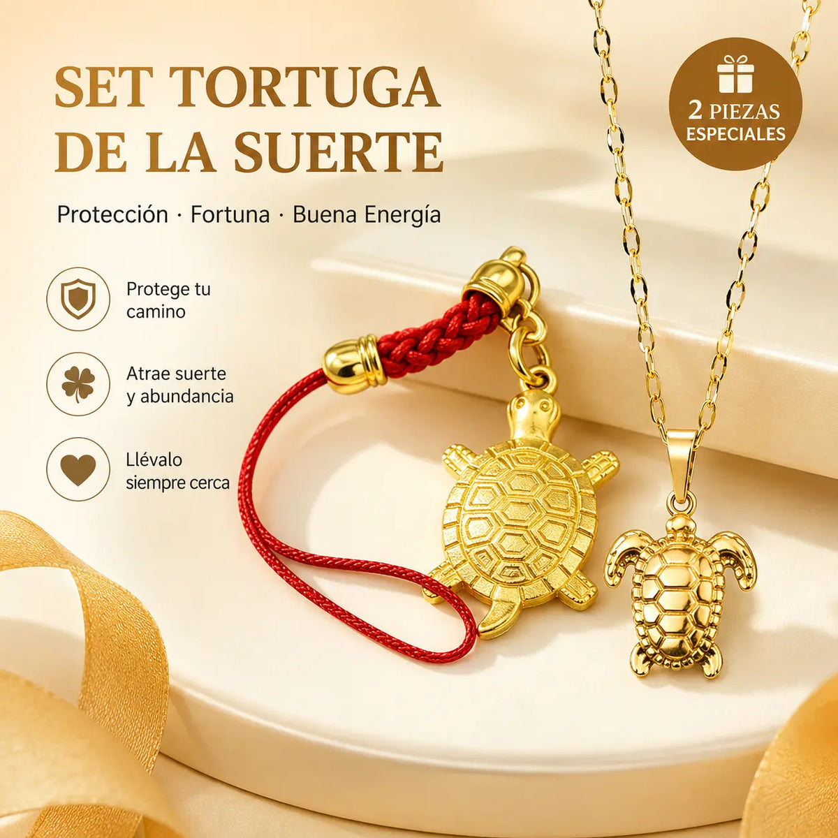 💫Amuleto de la Tortuga Dorada 2026: atrapa la suerte y nunca la suelta💫