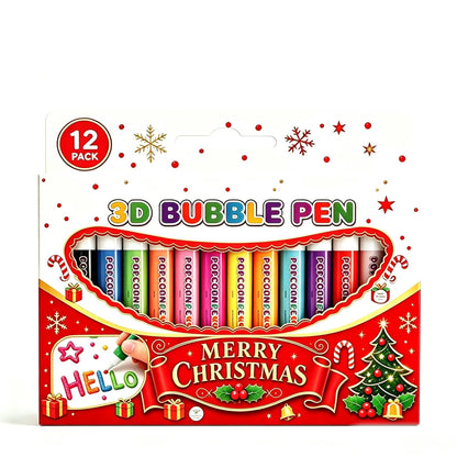 🎁🎅Dibujo con bolígrafo de burbujas impreso en 3D: efecto de inflado DIY para niños