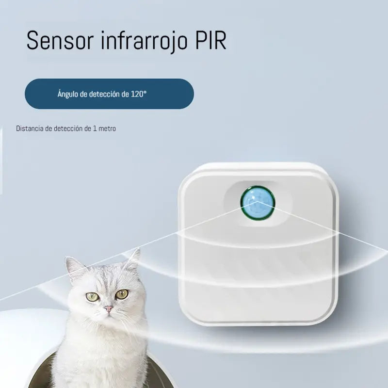 🌬️ 🐾Purificador inteligente y automático para eliminar olores en areneros de mascotas