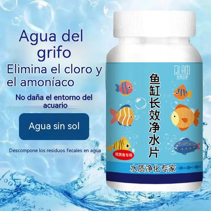 🐠🌿 Pastillas purificadoras de agua para acuario + pastillas oxigenadoras
