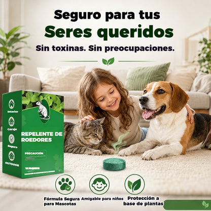 🏠🛡️ Pillole repellenti universali per insetti e roditori – Sicure per animali domestici e selvatici. Non tossiche ed efficaci. Adatte sia per uso interno che esterno. 🐾✅