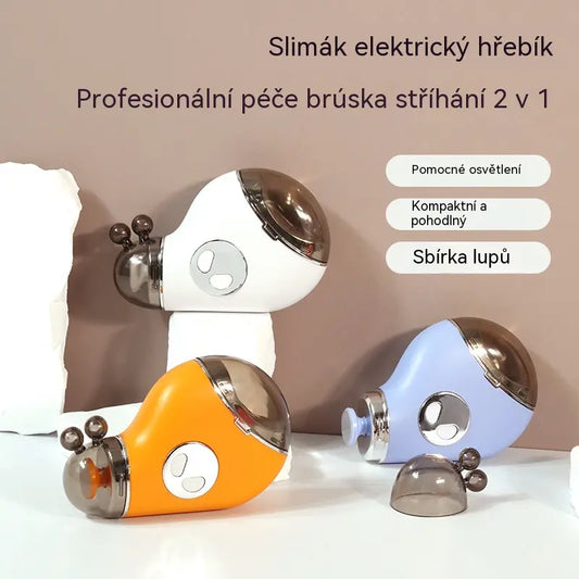 💅 Plně automatické kleštičky na nehty s funkcí proti stříkající vodě，Stříhání a pilování nehtů v jednom přístroji！