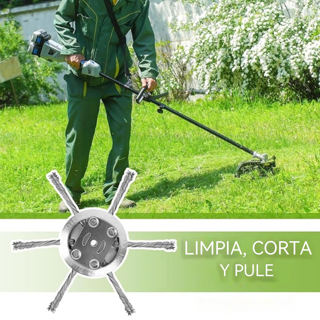 【Compre uno y llévese otro gratis】 Disco de corte para cortacésped de alambre de acero de 6 pulgadas