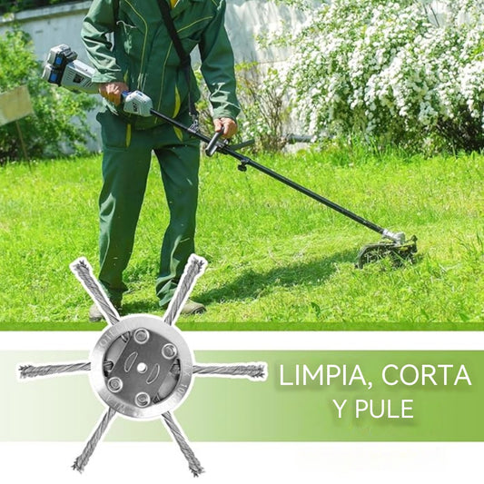 【Compre uno y llévese otro gratis】 Disco de corte para cortacésped de alambre de acero de 6 pulgadas