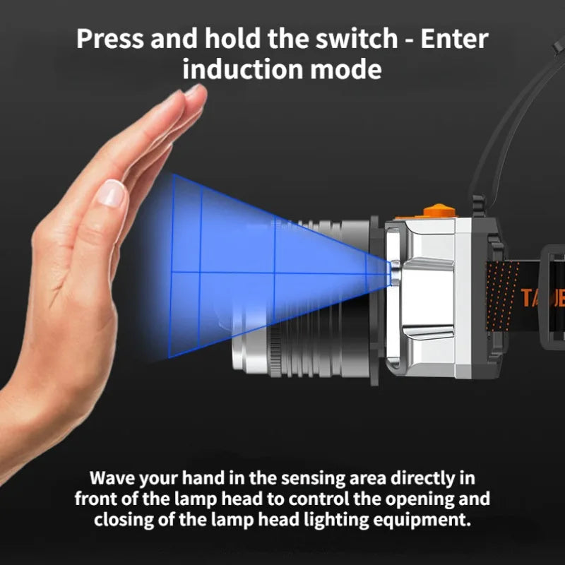 💡🌟【50%OFF】🔥🔥 Luz de pesca nocturna para exteriores con sensor inteligente repelente de mosquitos infrarrojos de larga duración