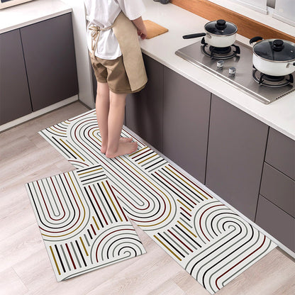 【40*60+40*120cm】Alfombras y moquetas universales para cocina y baño duraderas y resistentes a la suciedad