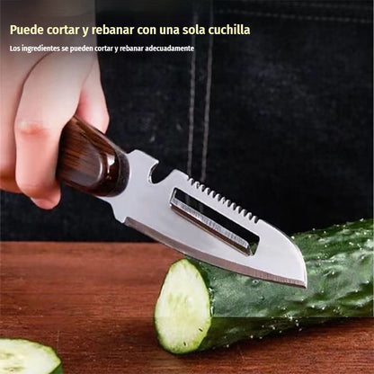 3 piezas por 25 euros--Pelador multifuncional de acero inoxidable