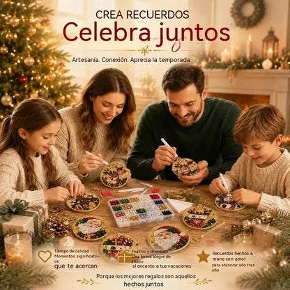 💖Un juego de 6 piezas por solo 23 euros.🎄✨Adornos navideños de madera hechos en casa