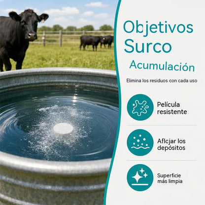 Compra 1 y llévate 1 gratis🔥🐄💧Pastillas de limpieza de rápida disolución para tanques y bebederos de animales
