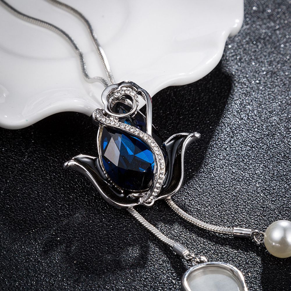 🔥【Producto más vendido】 Nuevo collar de flores de tulipán de alta gama para mujer