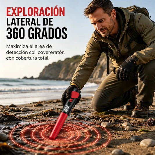 🔎⛏️Detector de metales portátil con pantalla LCD