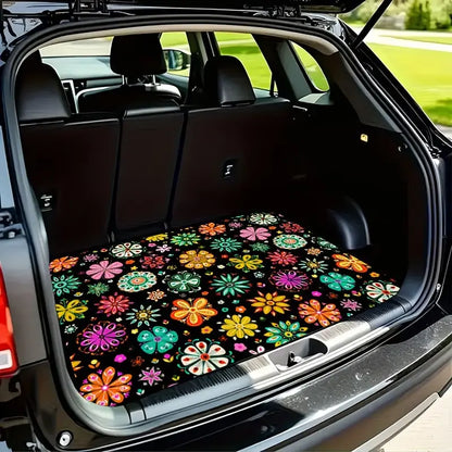 【75*100cm】Alfombrilla universal para maletero con base antideslizante – Superficie de terciopelo, resistente al desgaste