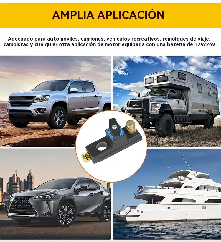 Interruptor de desconexión de batería de automóvil universal