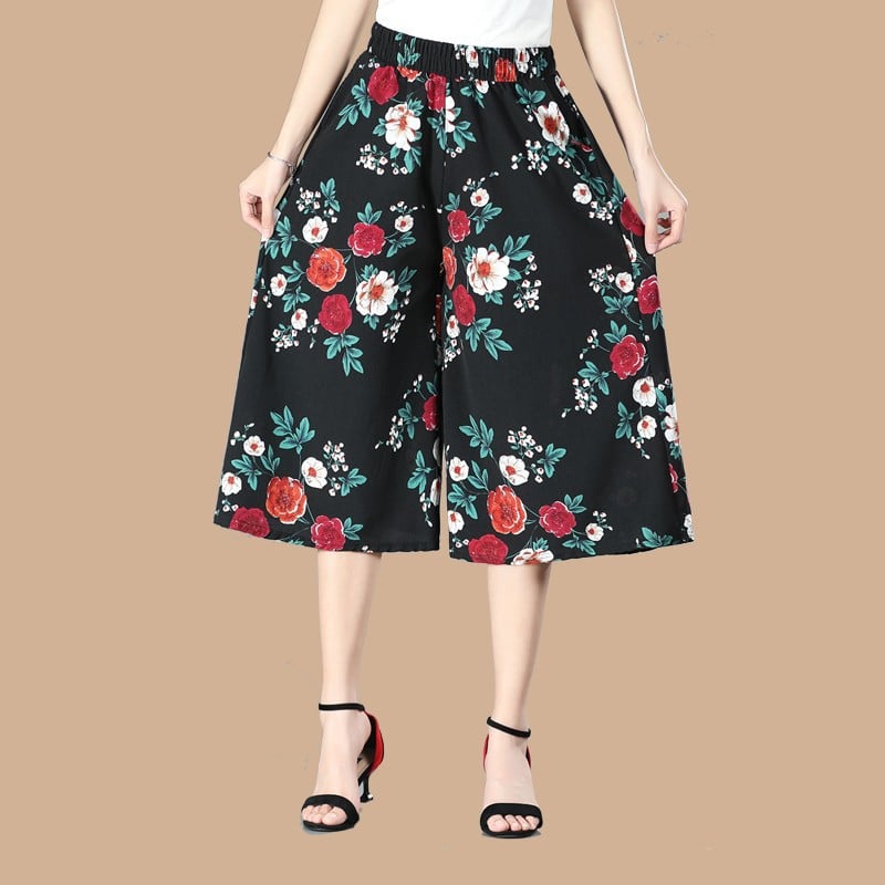 ❤️【M-5XL】Pantalones holgados estampados de cintura alta nuevos de 2026