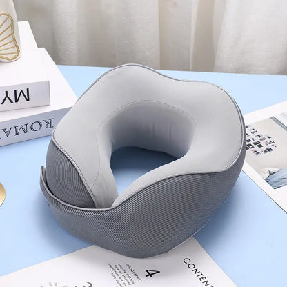 Almohada de viaje transpirable para el cuello en forma de U