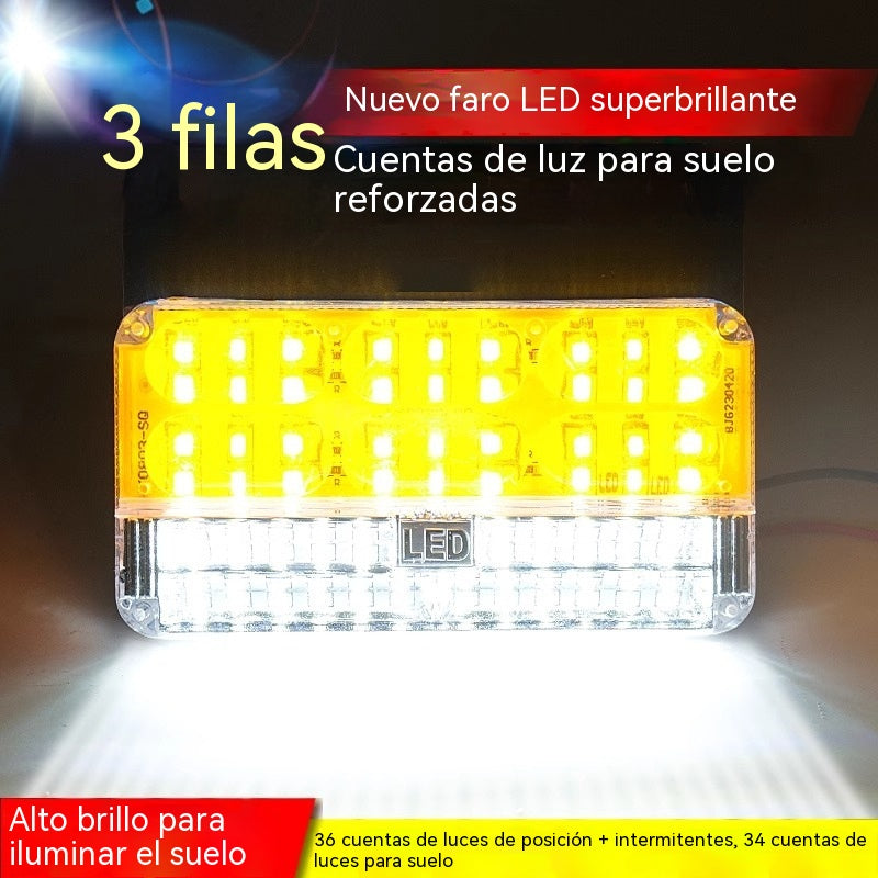 🚚50% OFF🚛【4 piezas】Luces laterales LED superbrillantes e impermeables de 24 V para camiones grandes.