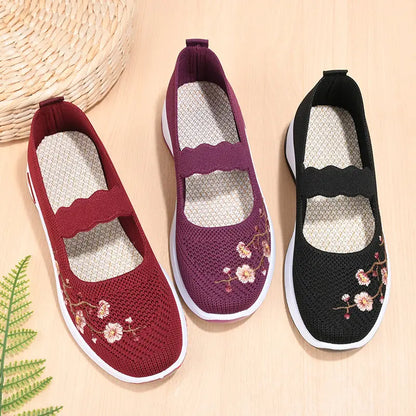 【36-41】Zapatos cómodos, transpirables y antideslizantes para personas de mediana edad y mayores.