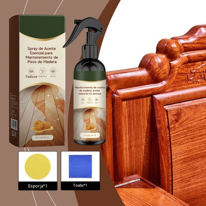🏆 ¡Último día de la oferta especial! 🔥 Compra 1 y llévate 1 gratis 🎁 Spray de cera de abeja natural para el cuidado y renovación de suelos de madera.