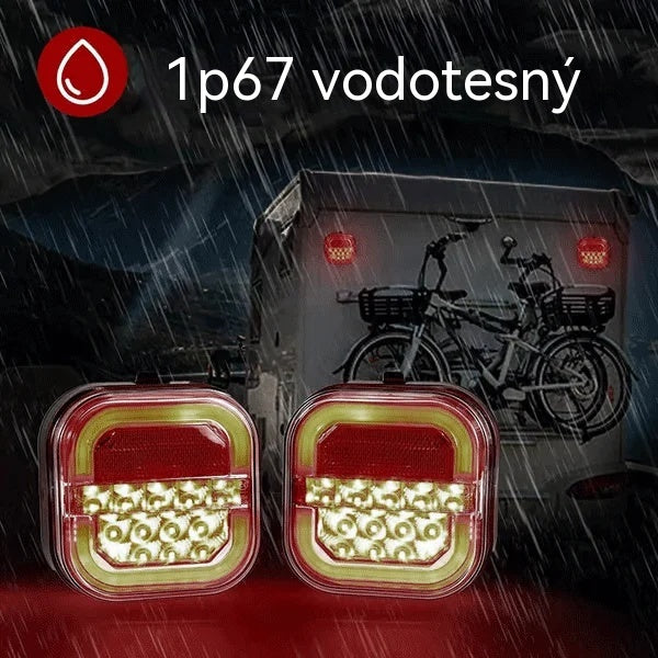 【Univerzálne 12V/24V】 LED svetlá pre prívesy