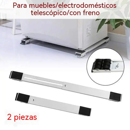 ⚙️Soporte con ruedas fácil de mover: portátil, protege los suelos, soporta hasta 300 kg✨
