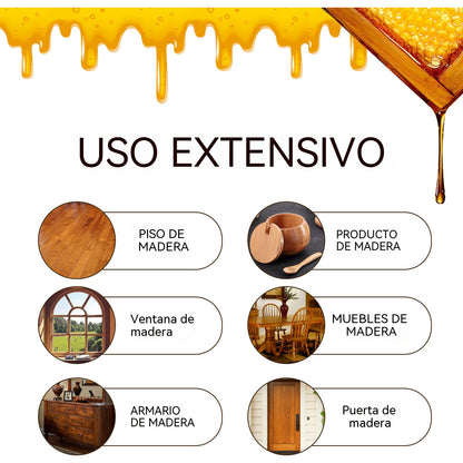 [50%OFF] 🔥Spray de cera de abeja natural micromolecular para el cuidado de muebles, mantenimiento y pulido de suelos.
